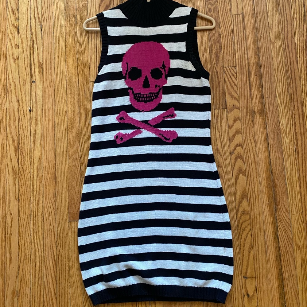 Betsy Johnson Skull Sweater Dress *EXTREMELY RARE*